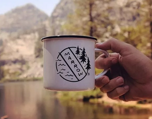 激光打標(biāo)搪瓷杯，杯子也可以與眾不同