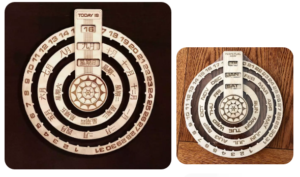 時間都去哪了？激光雕刻日歷助您記錄精彩生活