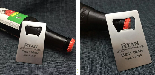 激光打標(biāo)開(kāi)瓶器標(biāo)識(shí)，您與美酒更配呢