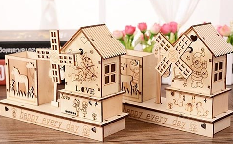 激光雕刻的音樂盒，帶您追尋記憶深處的韻律