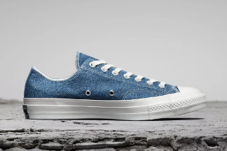 激光助力匡威Renew Denim環(huán)保鞋，探尋牛仔改造之路