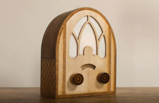 激光切割復古收音機，帶你追憶舊時光