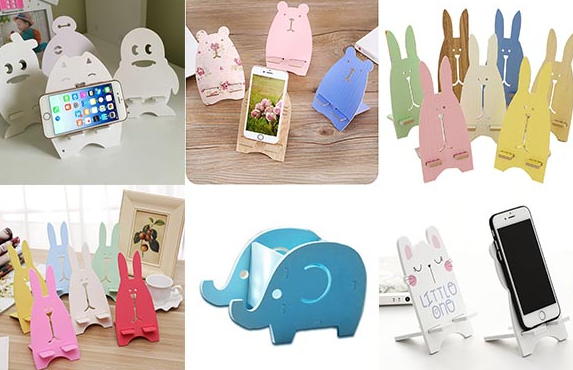 激光雕刻切割手機(jī)展架，給你想要的簡(jiǎn)約時(shí)尚！