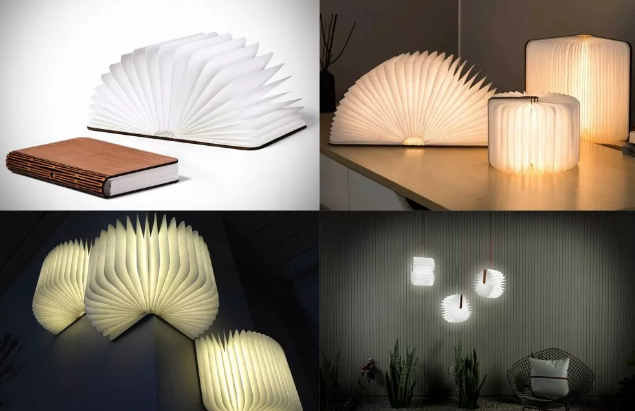 激光切割木質(zhì)書(shū)頁(yè)燈：無(wú)言的陪伴，無(wú)形的溫暖！