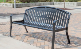 激光切割公共長椅，為城市“梳妝”，為美景增色