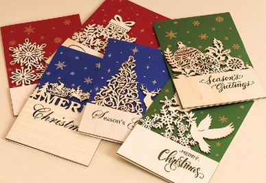 激光雕刻賀卡，把最美好的祝福帶給您