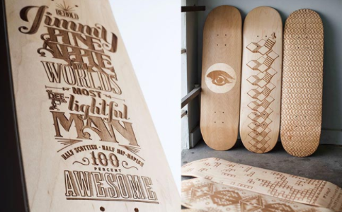 激光雕刻滑板，誰的青春不張揚(yáng)