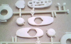 激光切割水口，精度高，效率快