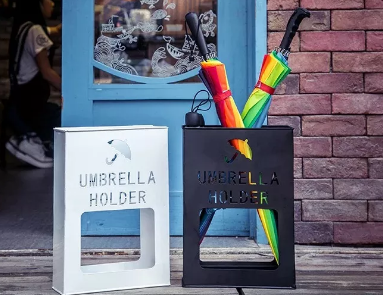 激光切割雨傘架，雨傘收納神器