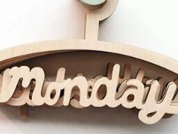 激光切割衣架，收納也要美美的